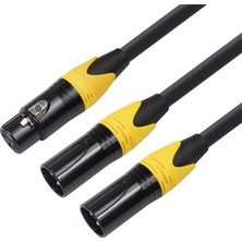 Remedy Xlr Ayırıcı Kablo, 3 Pin Xlr Dişi - Çift Xlr Erkek Ses Kablosu (Yurt Dışından)