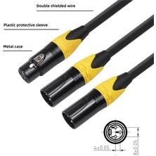 Remedy Xlr Ayırıcı Kablo, 3 Pin Xlr Dişi - Çift Xlr Erkek Ses Kablosu (Yurt Dışından)