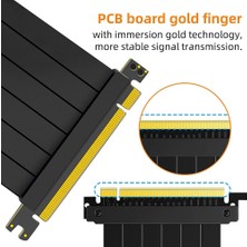 Remedy Pcıe 3.0 16X Sağ Açılı Grafik Uzatma Kablosu, Oyun Yükseltici Kablo (Yurt Dışından)