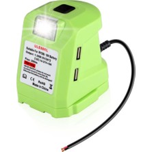 Remedy Ryobi 14.4V-18V Lityum Pil Için ULE08RL Adaptör LED Lamba Adaptörü (Yurt Dışından)