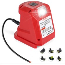 Remedy Ryobi 14.4V-18V Lityum Pil Için ULE08RL Adaptör LED Lamba Adaptörü (Yurt Dışından)