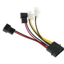 Remedy Adet 4-Pin Molex - 3-Pin Fan Güç Kablosu Adaptör Bağlantı Kabloları (Yurt Dışından)