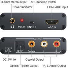 Remedy Ses Çıkarıcı Dac Dönüştürücü Arc Ses Çıkarıcı L/r Koaksiyel Spdıf (Yurt Dışından)