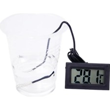 Pengfu Shop No.2 Tarzı Yüksek Doğrulukta Dijital Termometre Higrometre Ölçer Sürüngen Kaplumbağa Teraryum Akvaryum Tankı Aksesuarları Sıcaklık Nem (Yurt Dışından)