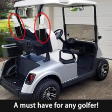 Benagee Golf Arabası Için Kum Şişesi Için Club Car Divot Dolgu Kum Şişesi Kiti ile Golf Arabaları Için Çıngırak Geçirmez Tutucu (Yurt Dışından)