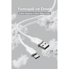 Voltme C2006 Powerlink Moss 60W USB To Type C Şarj Kablosu 1m 3A- Beyaz