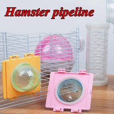 Pengfu Shop No.1 Stili Hamster Tünel Kafesi Dış Boru Pet Oyuncak Kafesleri Arayüzü Uydurma Düz Renk Bağlantı Plakası Kafes Kapağı Ev Evcil Hayvan Malzemeleri (Yurt Dışından)