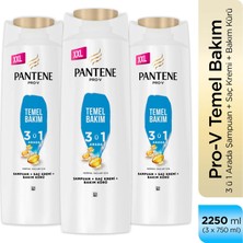 Pantene 3'ü 1 Arada Kepeğe Karşı Etkili Şampuan 750 Mlx3