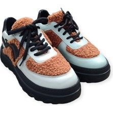 Hulla Hakiki Deri Kadın Spor Ayakkabı Sneaker