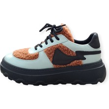Hulla Hakiki Deri Kadın Spor Ayakkabı Sneaker