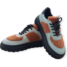 Hulla Hakiki Deri Kadın Spor Ayakkabı Sneaker