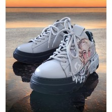 Hulla Hakiki Deri Kadın Spor Ayakkabı / Sneaker