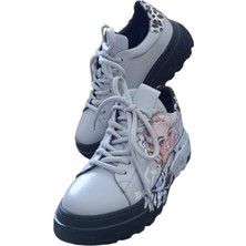 Hulla Hakiki Deri Kadın Spor Ayakkabı / Sneaker
