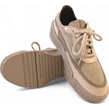 Hulla Hakiki Deri Kadın Spor Ayakkabı / Sneaker