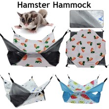 Pengfu Shop A1 Stili 20X20CM Hamster Yatakları Sıcak Yumuşak Yuva Asılı Kemirgen Kafesi Evi Baskılı Hamak Sıçanlar Gine Domuzu Küçük Hayvan Uyku Tulumu Aksesuarları (Yurt Dışından)