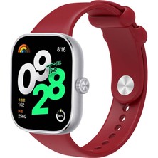 Coolacs Xiaomi Redmi Watch 4 Uyumlu Kordon Yumuşak Silikon Yapılı Kordon