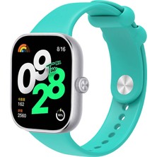 Coolacs Xiaomi Redmi Watch 4 Uyumlu Kordon Yumuşak Silikon Yapılı Kordon