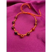 Gümüştel El Sanatları Sertifikalı Akik Doğal Taş Bileklik Tasarım Asansörlü Kilit Sistemi El Yapımı Sürpriz