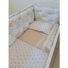 BabyNest 70X140 Çift Yönlü Beşik 4 Kenar Koruma Takımı Puantiye