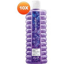 Avon Senses Lavender Calm Lavanta Kokulu Banyo Köpüğü 500 Ml. Onlu Set