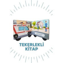 Tekerlekli Kitaplar Ambulans - Traktör - İtfaiye - Kamyon - Otobüs 5 Kitap