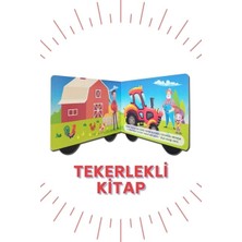 Tekerlekli Kitaplar Ambulans - Traktör - İtfaiye - Kamyon - Otobüs 5 Kitap