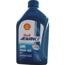 Shell Advance 4t Ax7 10W40 Litr
