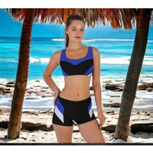 Shopiolog Şortlu Modelli Yüzücü Bikini