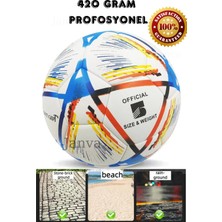Janva Dikişli Futbol Topu Şampiyonlar Ligi Tasarımı Halı Saha Futbol Topu No:5 Maç Antreman Topu