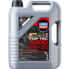 Liqui Moly Lıquı 5W30 Motor Yağı Tam Sentetik Top Tec 4300 Litre (2324)