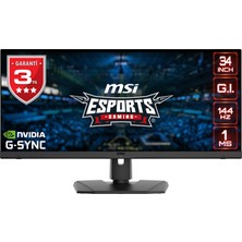 MSI 34" OPTIX MPG341QR 3440x1440 (UWQHD) FLAT IPS 144HZ 1MS G-SYNC COMPATIBLE  GAMING MONITOR