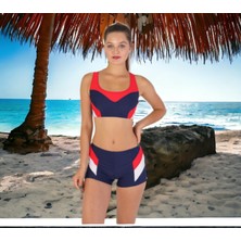 Shopiolog Şortlu Modelli Yüzücü Bikini