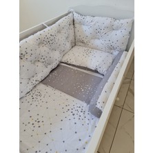 BabyNest 70X140 Çift Yönlü Beşik 4 Kenar Koruma Takımı Samanyolu