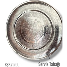 Bşk Virgo Paslanmaz Çelik Servis Sunum Tabağı 30 cm