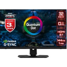 MSI 32" OPTIX MPG321UR QD 3840x2160 (UHD) FLAT IPS 144HZ 1MS G-SYNC COMPATIBLE  GAMING MONITOR