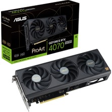 Asus PROART-RTX4070S-12G Nvıdıa Geforce Rtx 4070 Super 12GB GDDR6X 192BIT 2505MHZ HDMI 3xdp Dlss3 Ekran Kartı