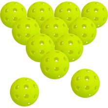 Chaoduo Shop Yeşil 12 Adet Tarzı Açık Kortlar Golf Topları Malzemeleri Için 12 Paket 40 Delikli Açık Pickleball Topları (Yurt Dışından)