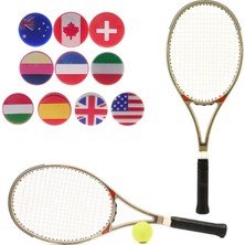 Chaoduo Shop Isviçre Tarzı Ulusal Bayrak Tenis Raketi Amortisör Titreşim Sönümleyiciler Dayanıklı Titreşim Önleyici Silikon Spor Aksesuarları (Yurt Dışından)