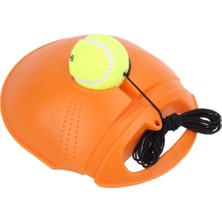 Chaoduo Shop Turuncu Tarzı Tenis Eğitimi Taban Tahtası Egzersizi Tenis Topu Tenis Eğitimi Aracı Kendi Kendine Çalışma Ribaund Topu Eğitmeni Süpürgelik Müsabaka Cihazı (Yurt Dışından)