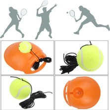 Chaoduo Shop Turuncu Tarzı Tenis Eğitimi Taban Tahtası Egzersizi Tenis Topu Tenis Eğitimi Aracı Kendi Kendine Çalışma Ribaund Topu Eğitmeni Süpürgelik Müsabaka Cihazı (Yurt Dışından)