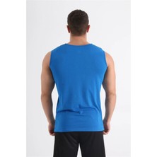 Diadora Therm Erkek Saks Kolsuz T-Shirt - 1ATL01-SAKS