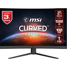 MSI 27" G27C4 E3 1920x1080 (FHD) 16:9 CURVE 1500R VA 180HZ 1MS ADAPTIVE-SYNC GAMING MONITOR