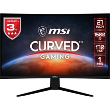 MSI 27" G273CQ 2560x1440 (WQHD) CURVE 1500R VA 170HZ 1MS FREESYNC PREMIUM  GAMING MONITOR