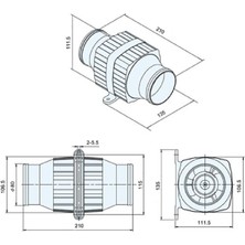 Tmc Blower 12V 75MM