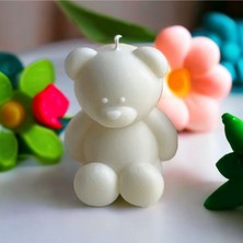 By Hobi Yap Küçük Boy Seha Ayıcık Mum Silikon Kalıbı