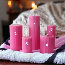 By Hobi Yap Silindir Mum Silikon Kalıbı No:5