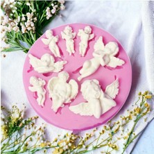 By Hobi Yap Melekler Silikon Mum Kalıbı