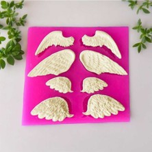 By Hobi Yap Çoklu Melek Kanatları Silikon Kalıbı