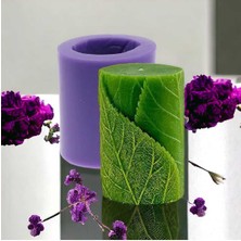 By Hobi Yap Gül Yaprağı Silikon Mum Kalıbı