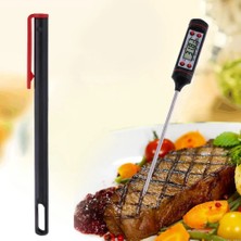 Zining Shop Profesyonel Mutfak Gıda Barbekü Termometre Kalem Anında Okuma Dijital Ekran Aracı (Yurt Dışından)